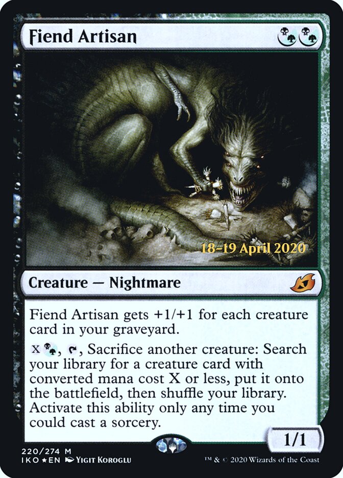 Fiend Artisan, Ikoria: Lair of Behemoths Promos · 220/274