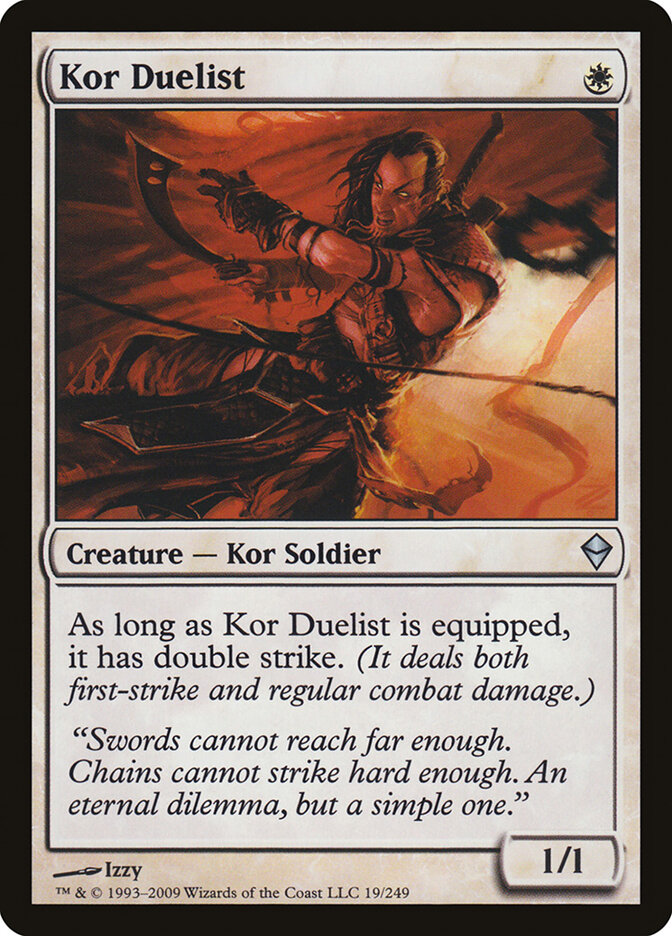 Kor Duelist, Zendikar · 19/249