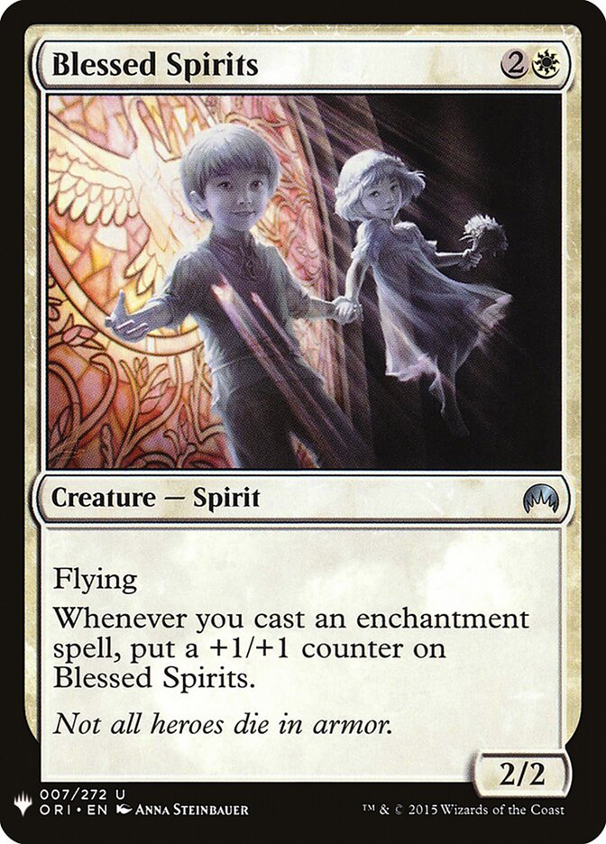 Blessed Spirits, The List · ori-7