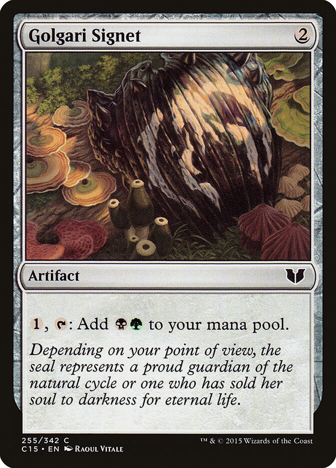 Golgari Signet, Commander 2015 · 255/342