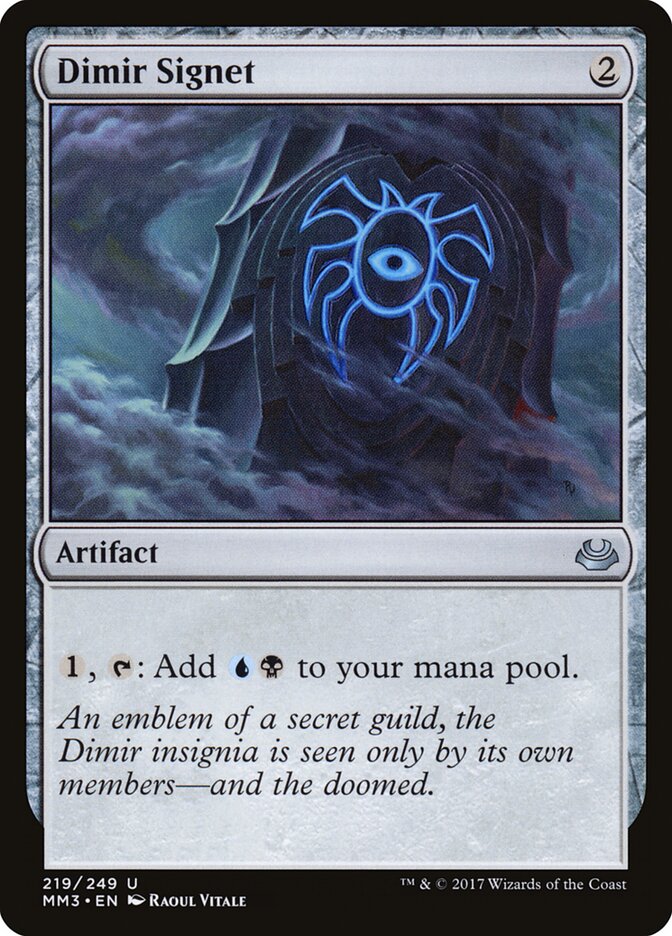 Dimir Signet, Modern Masters 2017 · 219/249