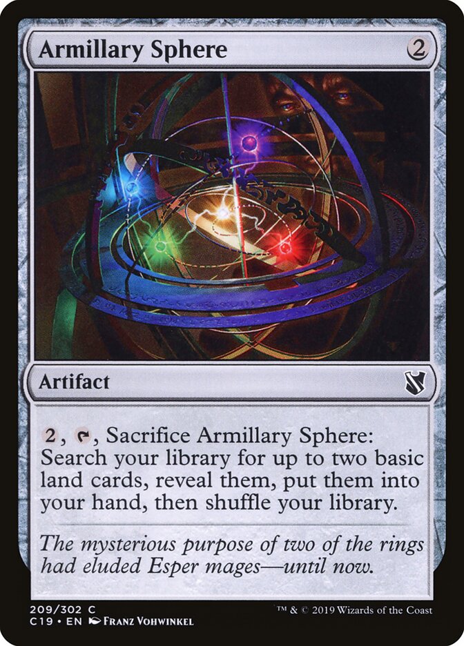 Armillary Sphere, Commander 2019 · 209/302
