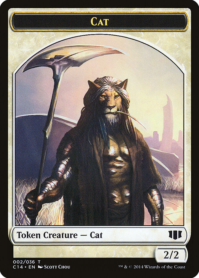 Cat, Commander 2014 Tokens · 002