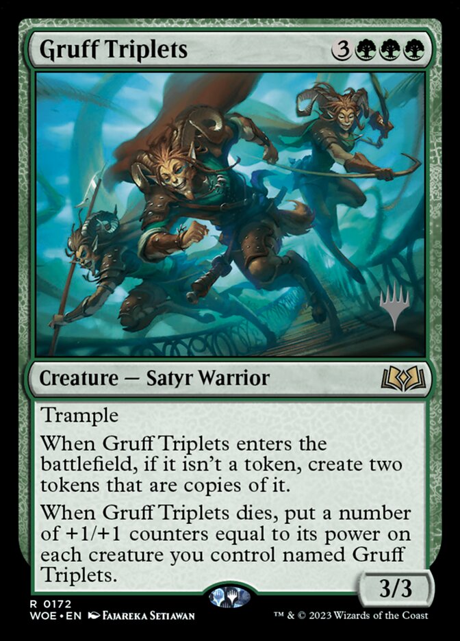Gruff Triplets, Wilds of Eldraine Promos · 0172
