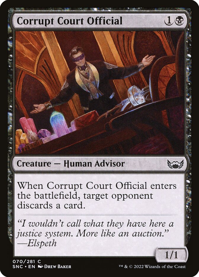 Corrupt Court Official, Streets of New Capenna · 070/281