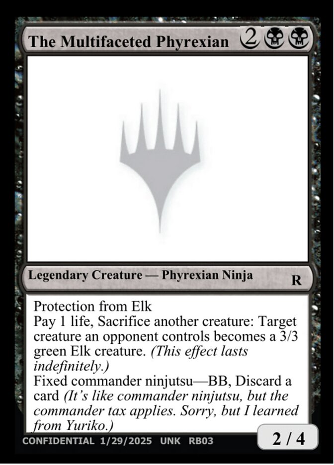 The Multifaceted Phyrexian, Unknown Event · rb03