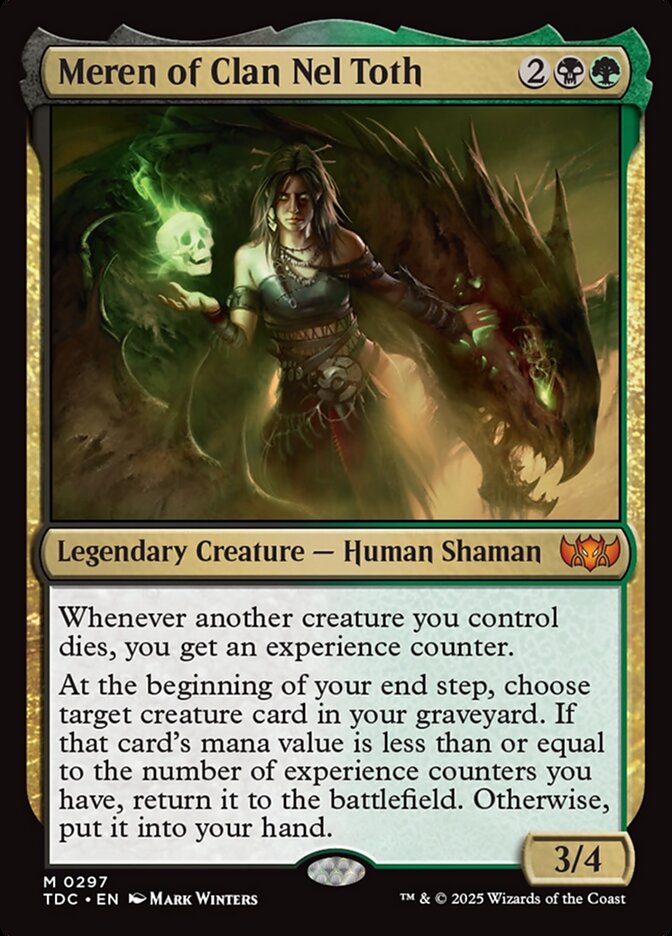 Meren of Clan Nel Toth, Tarkir: Dragonstorm Commander · 0297