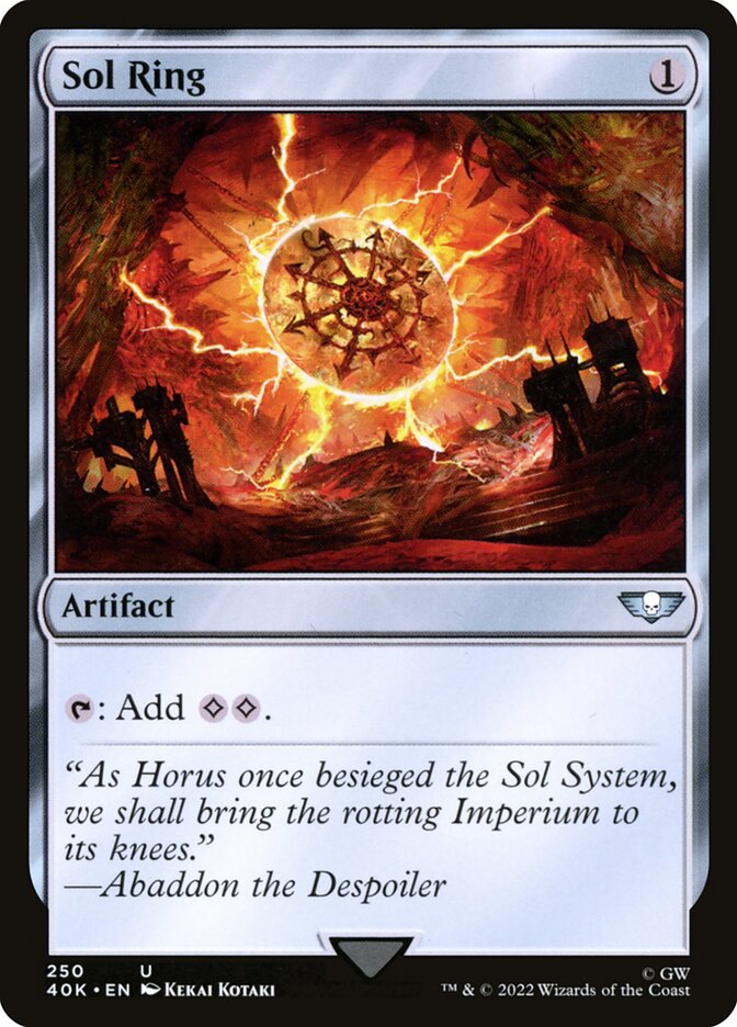 Sol Ring, Warhammer 40,000 Commander · 250/617