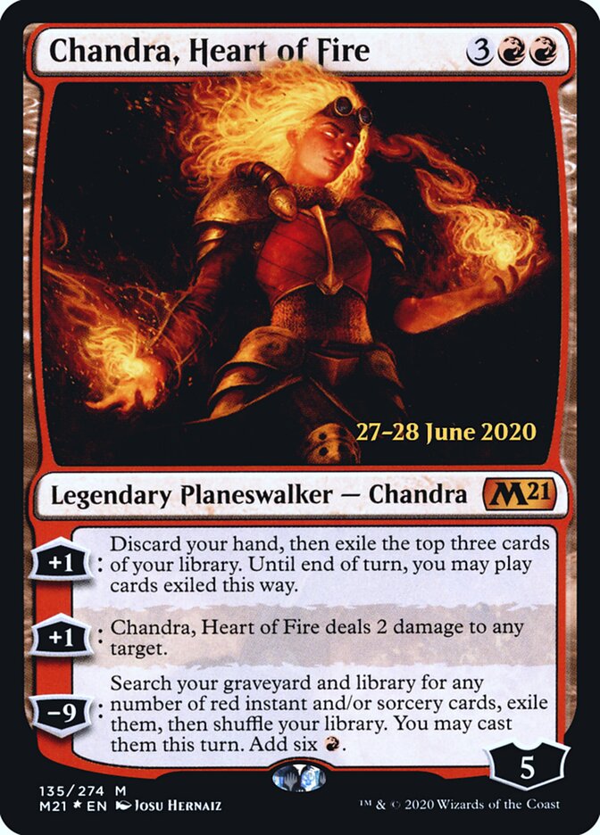 Chandra, Heart of Fire, Core Set 2021 Promos · 135/274