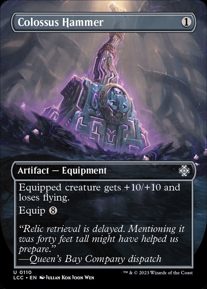 Colossus Hammer, The Lost Caverns of Ixalan Commander · 0110