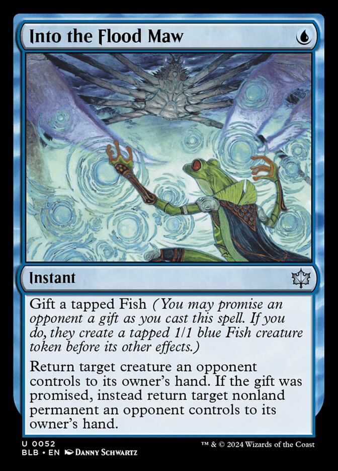 Into the Flood Maw, Bloomburrow · 0052