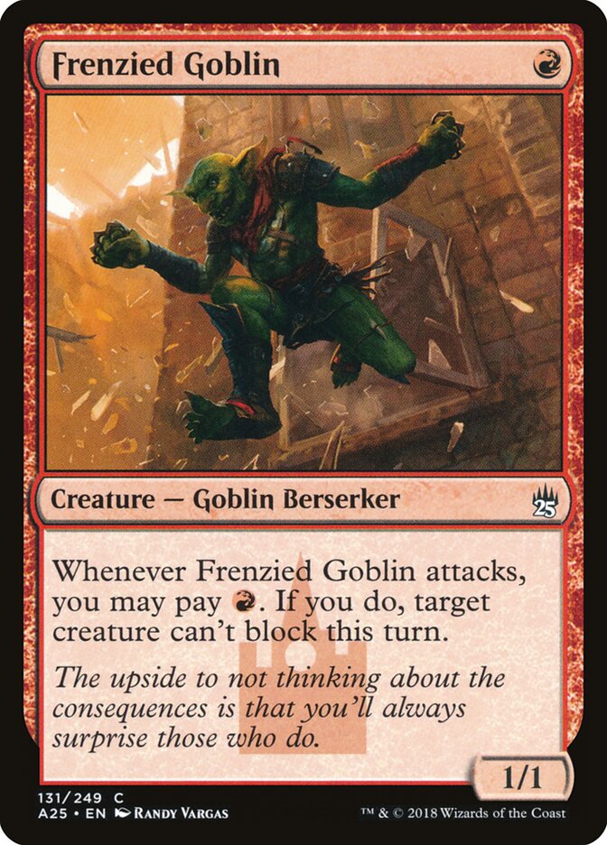 Frenzied Goblin, Masters 25 · 131/249
