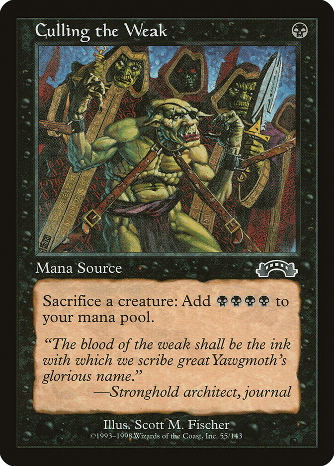 Culling the Weak, Exodus · 55/143