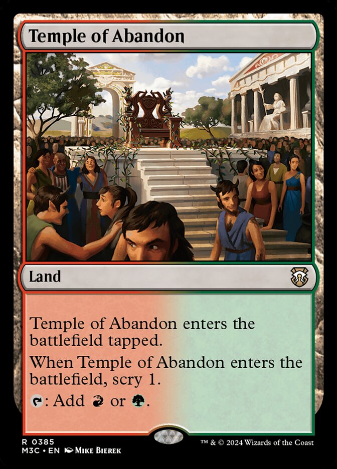 Temple of Abandon, Modern Horizons 3 Commander · 0385