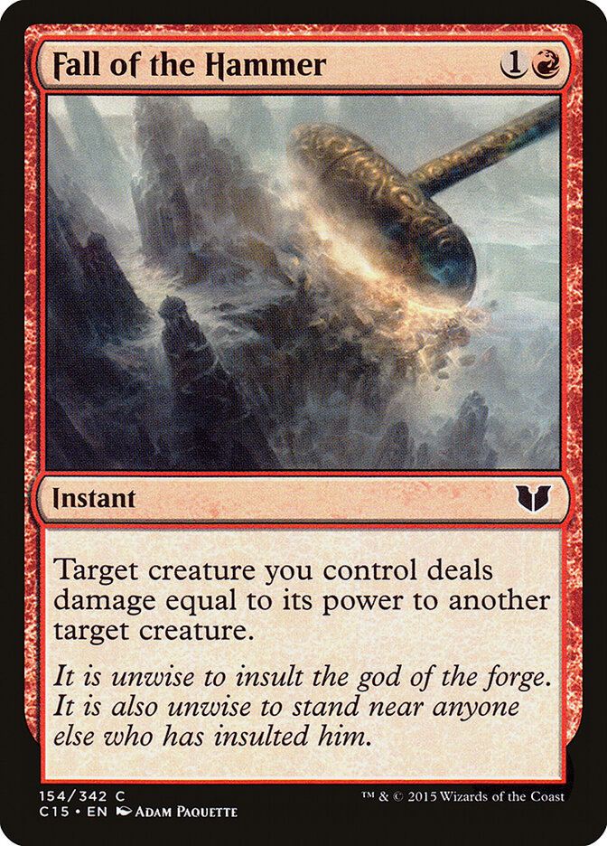 Fall of the Hammer, Commander 2015 · 154/342