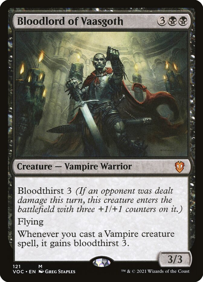 Bloodlord of Vaasgoth, Crimson Vow Commander · 121