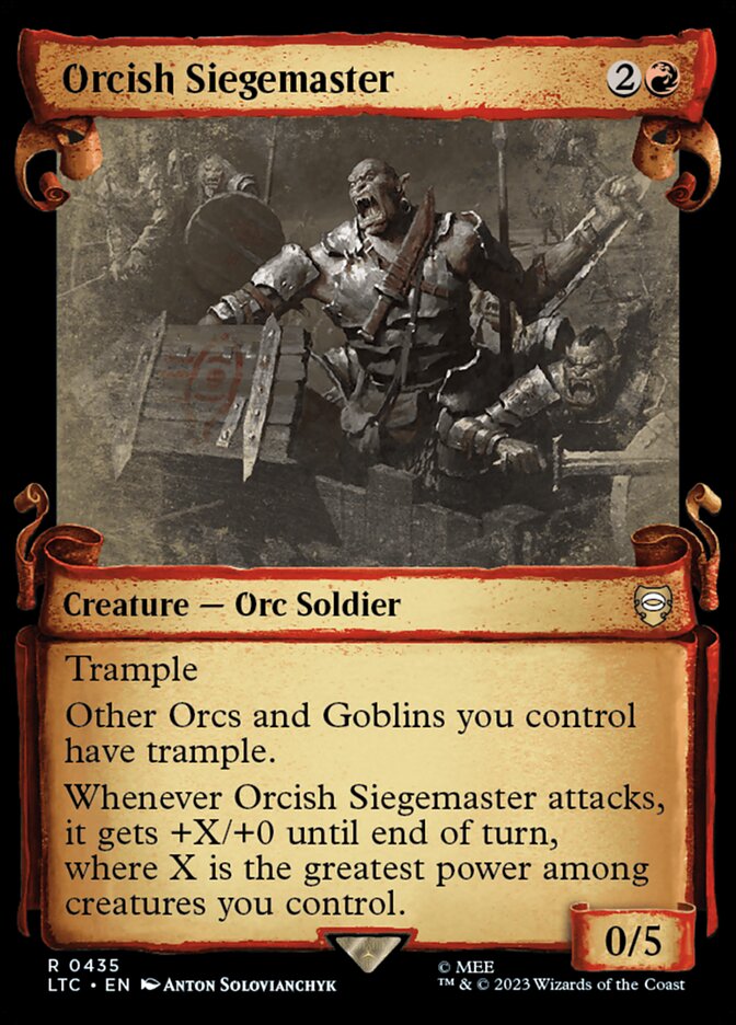 Orcish Siegemaster, Tales of Middle-earth Commander · 0435