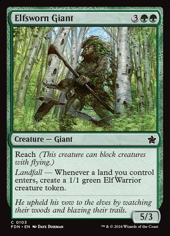 Elfsworn Giant, Foundations · 0103