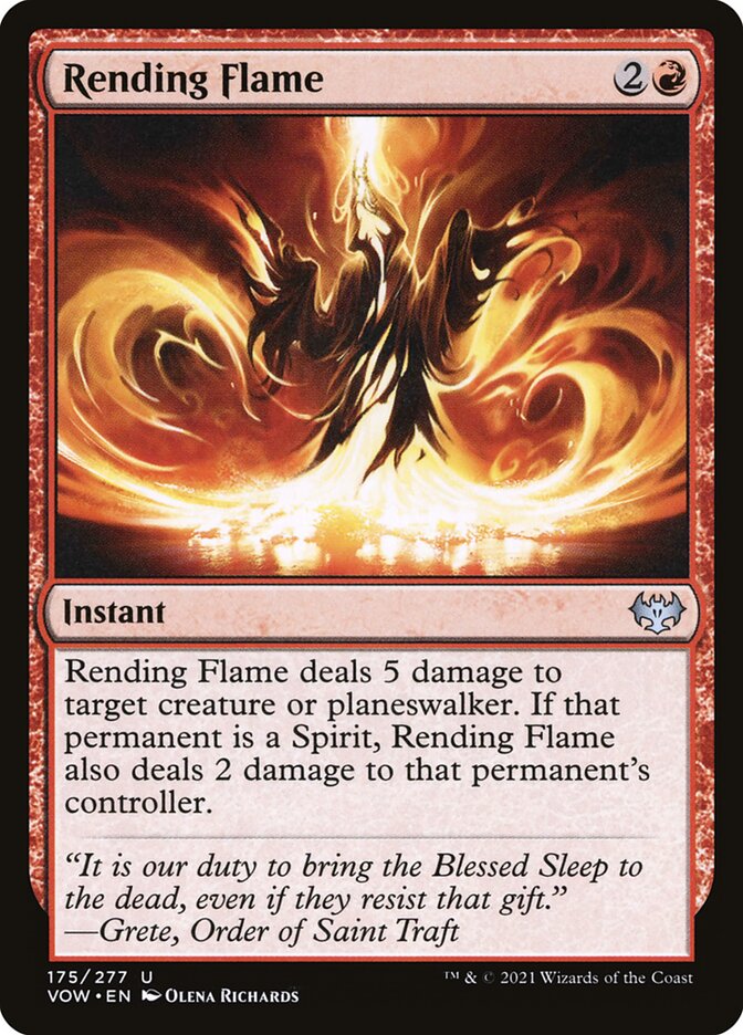 Rending Flame, Innistrad: Crimson Vow · 175/277