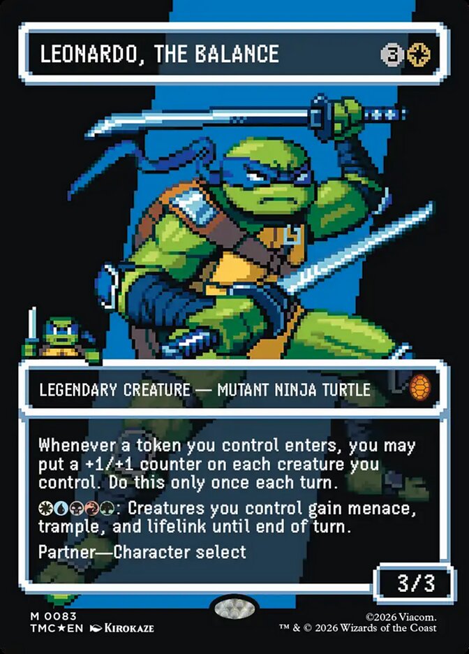 Leonardo, the Balance, Teenage Mutant Ninja Turtles Eternal · 0083