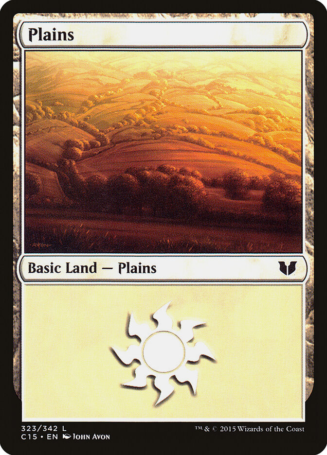 Plains, Commander 2015 · 323/342