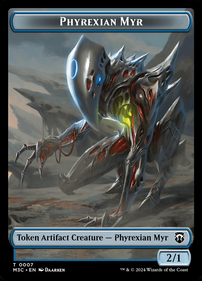 Phyrexian Myr, Modern Horizons 3 Commander Tokens · 0007
