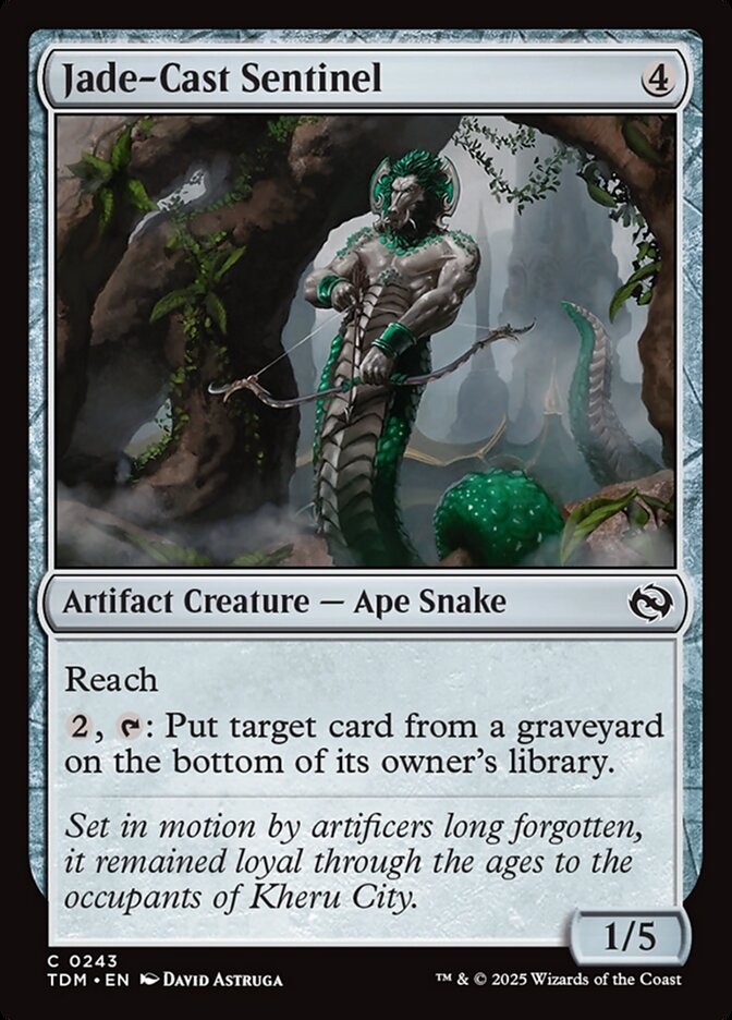 Jade-Cast Sentinel, Tarkir: Dragonstorm · 0243