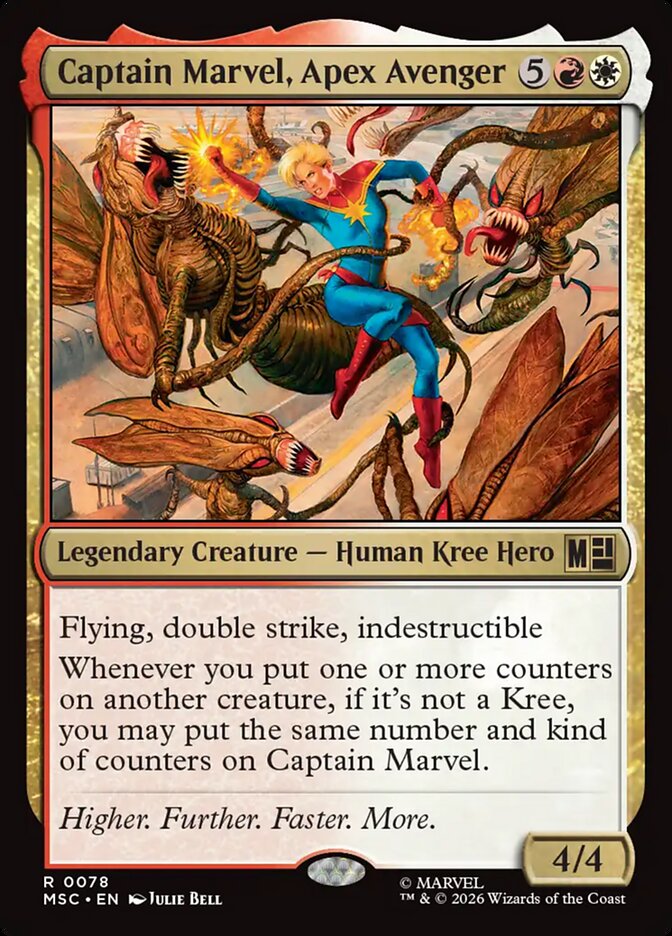 Captain Marvel, Apex Avenger, Marvel Super Heroes Commander · 0078