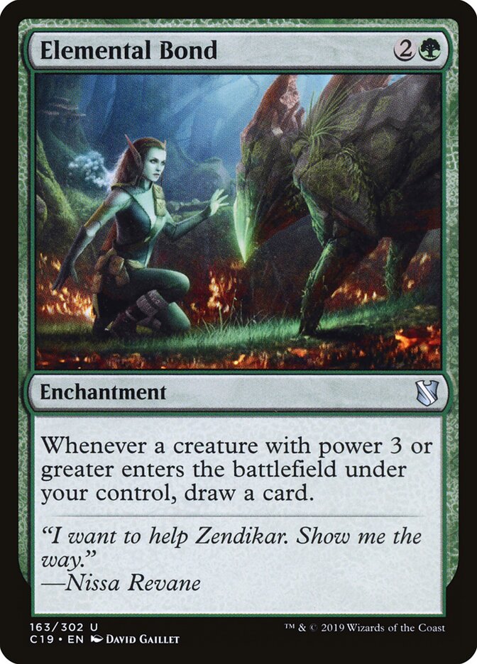 Elemental Bond, Commander 2019 · 163/302