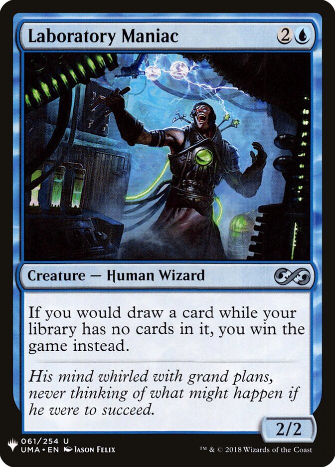 Laboratory Maniac, The List · uma-61