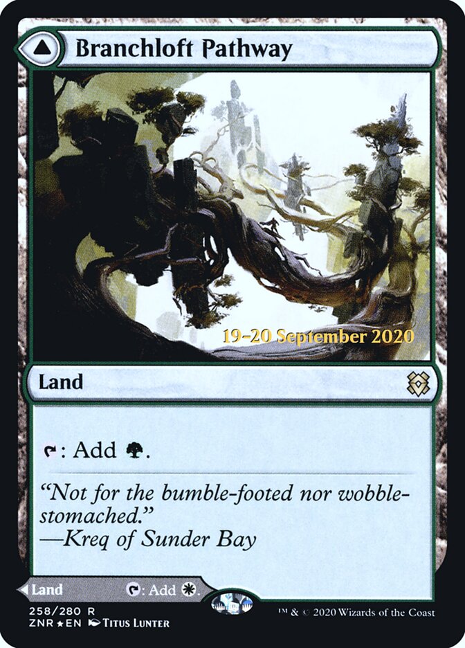 Branchloft Pathway // Boulderloft Pathway, Zendikar Rising Promos · 258/280