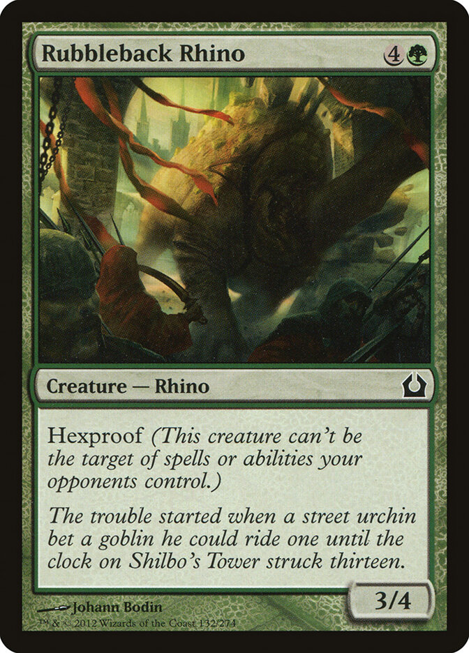 Rubbleback Rhino, Return to Ravnica · 132/274