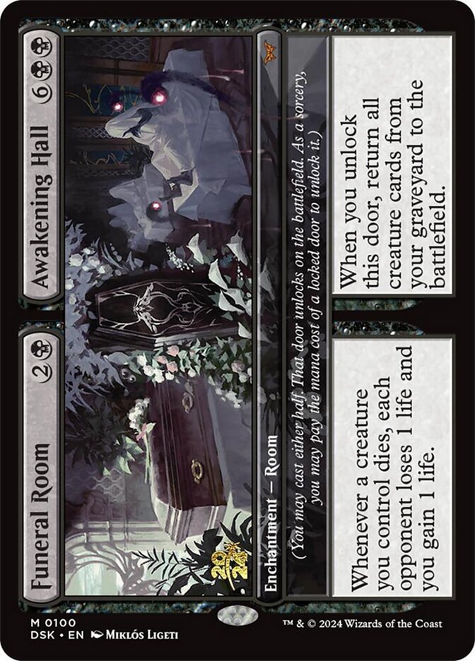 Funeral Room // Awakening Hall, Duskmourn: House of Horror Promos · 0100