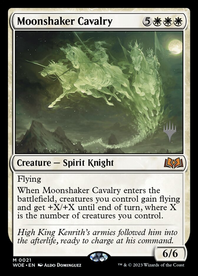 Moonshaker Cavalry, Wilds of Eldraine Promos · 0021