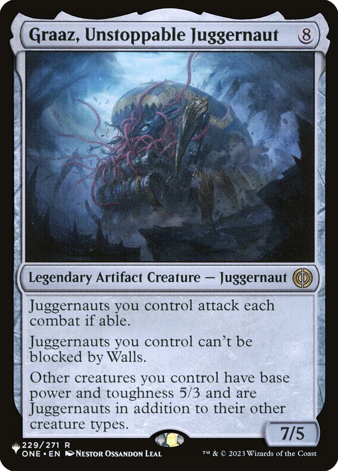 Graaz, Unstoppable Juggernaut, The List · one-229