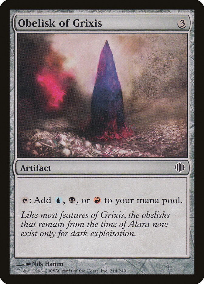 Obelisk of Grixis, Shards of Alara · 214/249