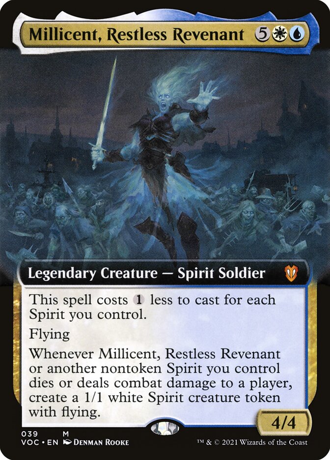 Millicent, Restless Revenant, Crimson Vow Commander · 039