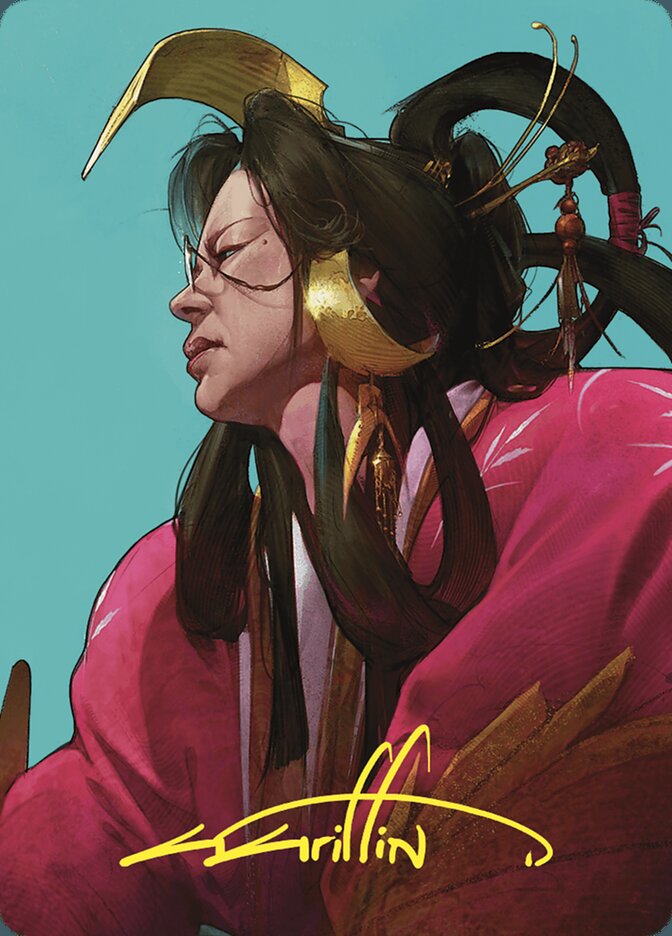 Azami, Lady of Scrolls // Azami, Lady of Scrolls, Commander Masters Art Series · 0052