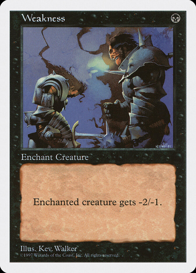 Weakness, Fifth Edition · 205