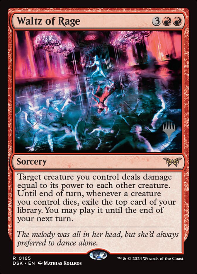 Waltz of Rage, Duskmourn: House of Horror Promos · 0165