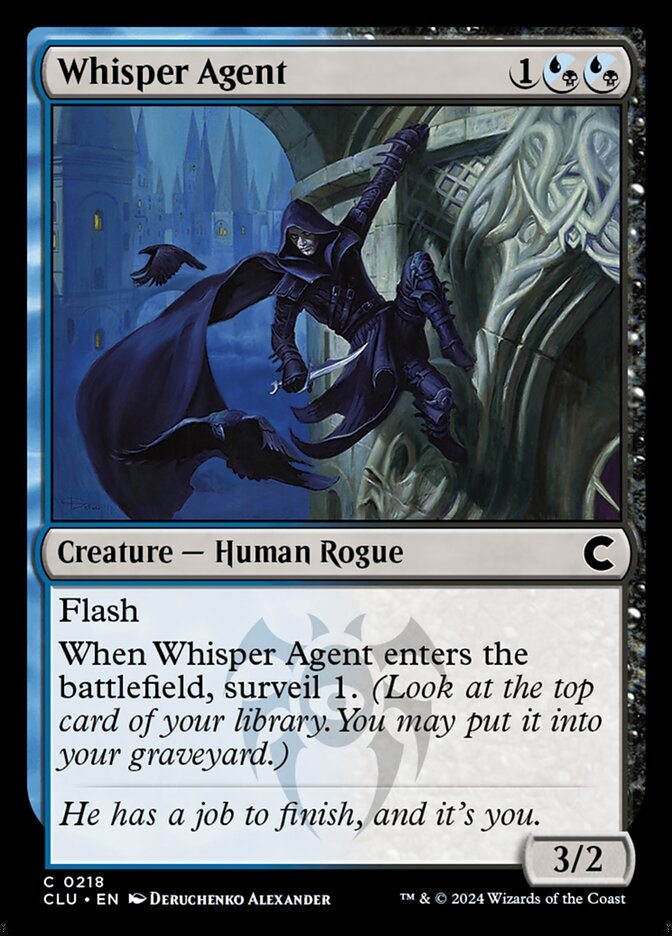 Whisper Agent, Ravnica: Clue Edition · 0218
