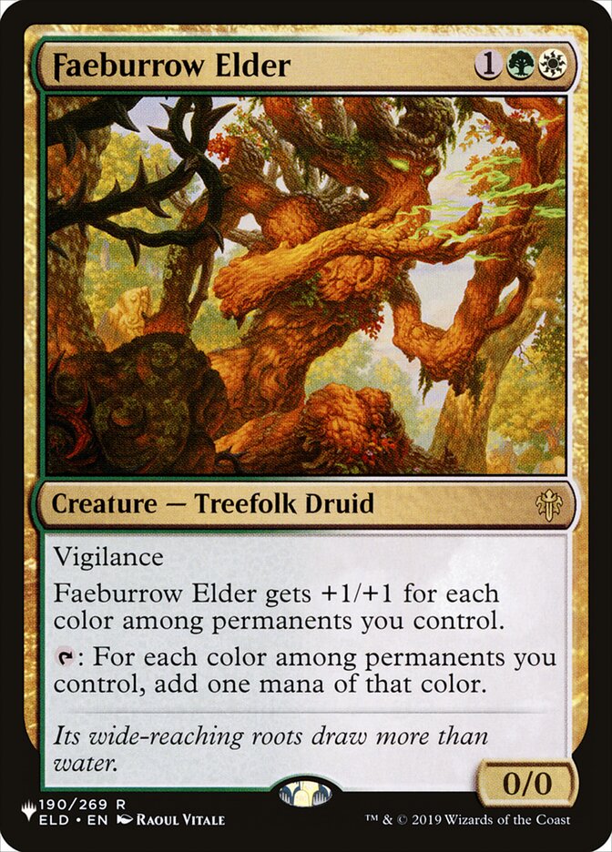 Faeburrow Elder, The List · eld-190