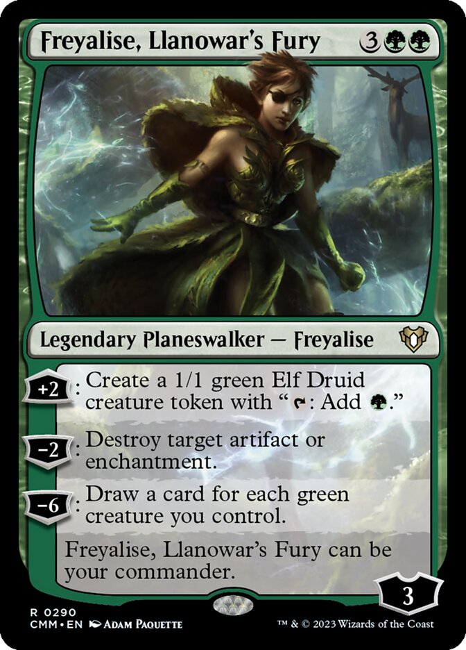 Freyalise, Llanowar's Fury, Commander Masters · 0290