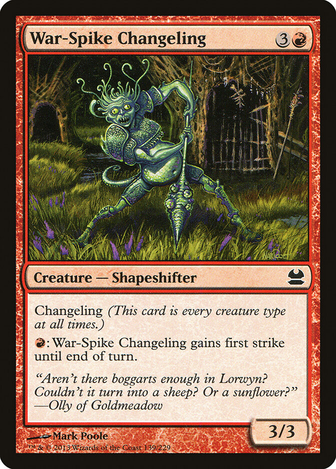 War-Spike Changeling, Modern Masters · 139/229