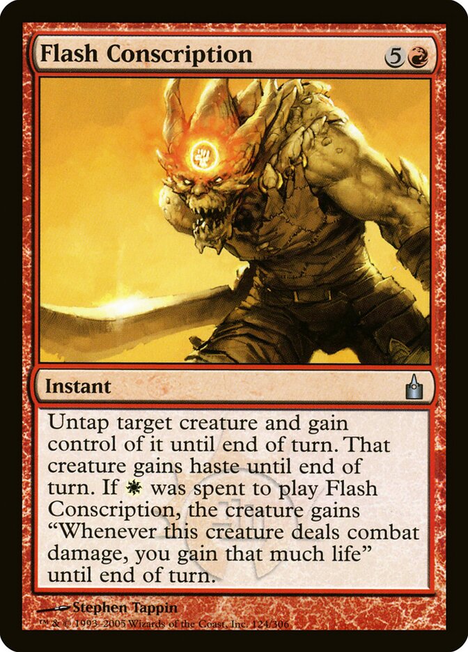 Flash Conscription, Ravnica: City of Guilds · 124/306