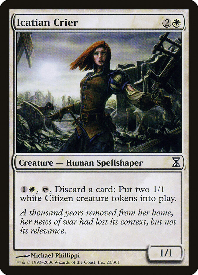 Icatian Crier, Time Spiral · 23/301