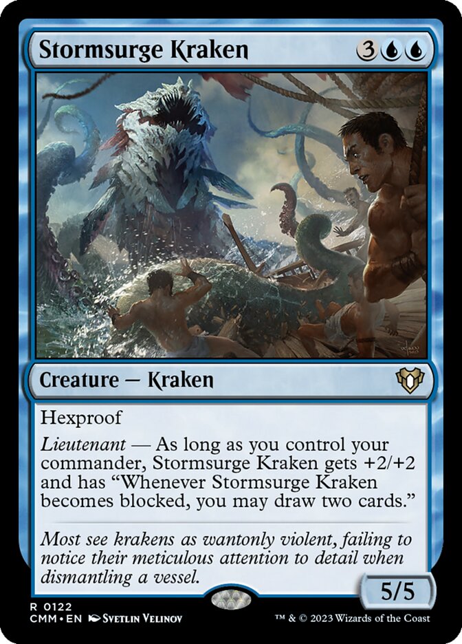 Stormsurge Kraken, Commander Masters · 0122