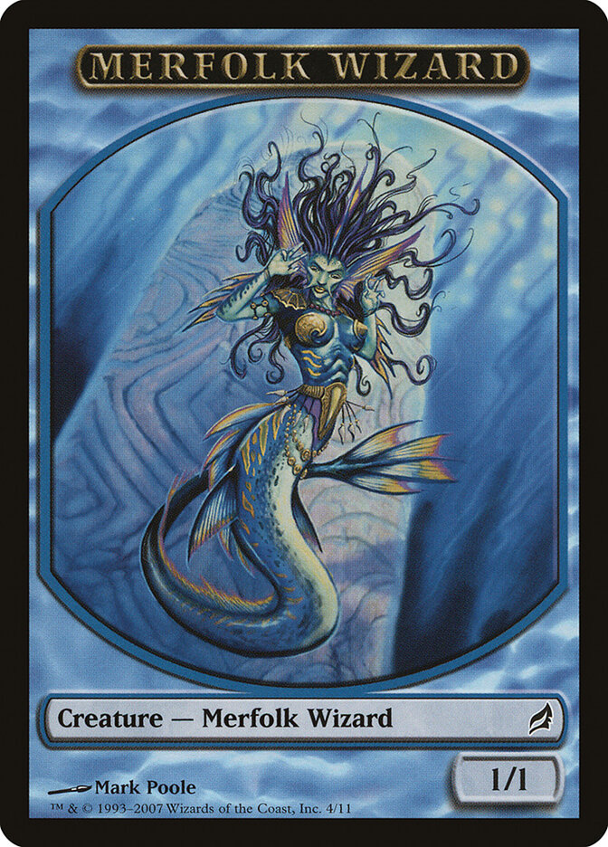 Merfolk Wizard, Lorwyn Tokens · 4