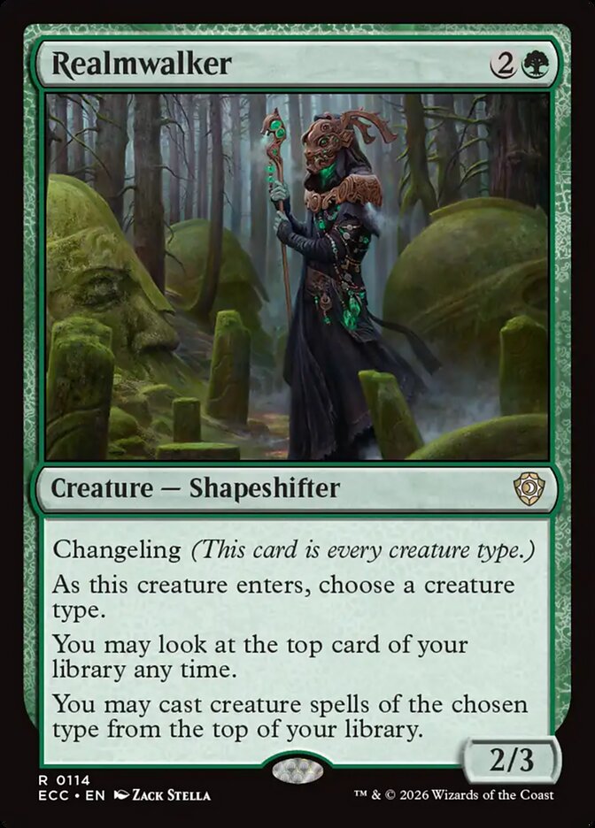 Realmwalker, Lorwyn Eclipsed Commander · 0114