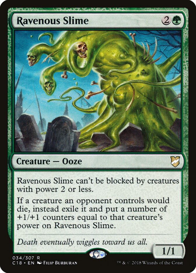 Ravenous Slime, Commander 2018 · 034/307
